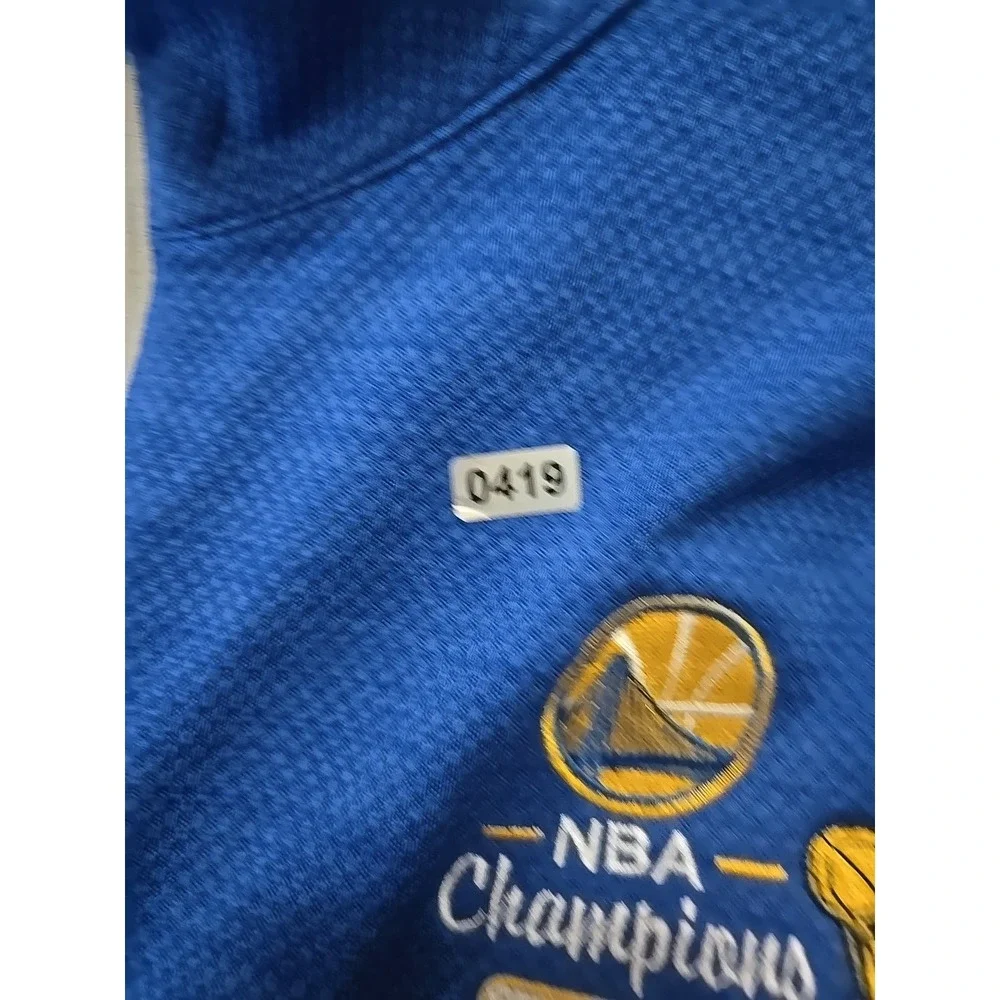 Columbia Golden State Warriors 2017 NBA Champions Pullover Mens 2XL Blue Tech GS